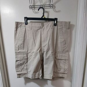 Classic Sonoma Beige Cargo Shorts for Men Wasit 38
